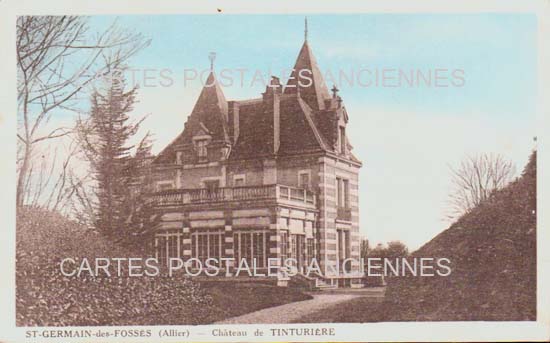 Cartes postales anciennes > CARTES POSTALES > carte postale ancienne > cartes-postales-ancienne.com Auvergne rhone alpes Allier Saint Germain Des Fosses