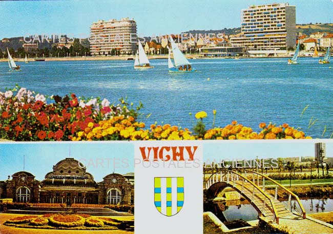 Cartes postales anciennes > CARTES POSTALES > carte postale ancienne > cartes-postales-ancienne.com Allier  Vichy