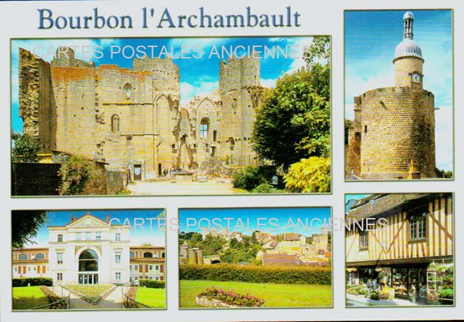 Cartes postales anciennes > CARTES POSTALES > carte postale ancienne > cartes-postales-ancienne.com Auvergne rhone alpes Allier Bourbon L Archambault