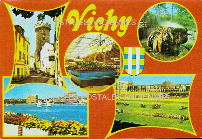 Cartes postales anciennes > CARTES POSTALES > carte postale ancienne > cartes-postales-ancienne.com Allier  Vichy