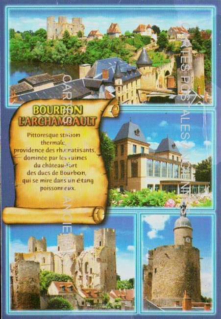 Cartes postales anciennes > CARTES POSTALES > carte postale ancienne > cartes-postales-ancienne.com Allier  Bourbon L Archambault