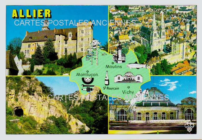 Cartes postales anciennes > CARTES POSTALES > carte postale ancienne > cartes-postales-ancienne.com Auvergne rhone alpes Allier Bourbon L Archambault