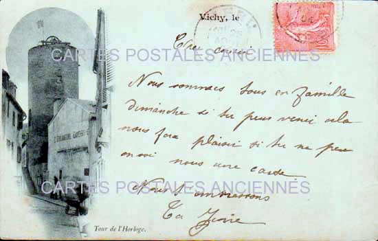 Cartes postales anciennes > CARTES POSTALES > carte postale ancienne > cartes-postales-ancienne.com Allier  Vichy