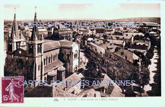 Cartes postales anciennes > CARTES POSTALES > carte postale ancienne > cartes-postales-ancienne.com Auvergne rhone alpes Allier Vichy