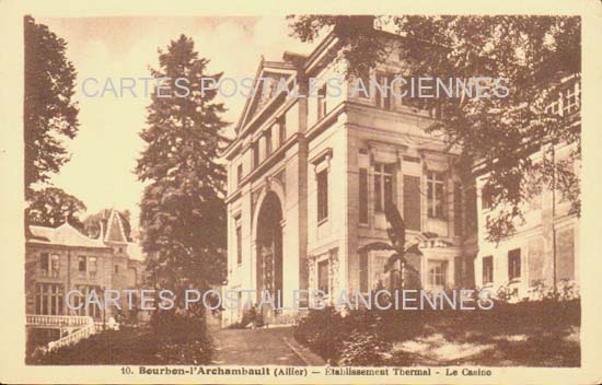 Cartes postales anciennes > CARTES POSTALES > carte postale ancienne > cartes-postales-ancienne.com Auvergne rhone alpes Allier Bourbon L Archambault