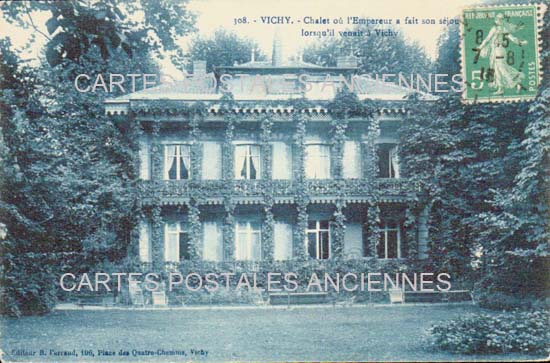 Cartes postales anciennes > CARTES POSTALES > carte postale ancienne > cartes-postales-ancienne.com Auvergne rhone alpes Allier Vichy