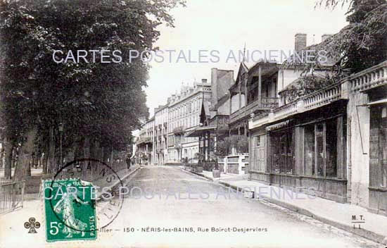 Cartes postales anciennes > CARTES POSTALES > carte postale ancienne > cartes-postales-ancienne.com Auvergne rhone alpes Allier Neris Les Bains