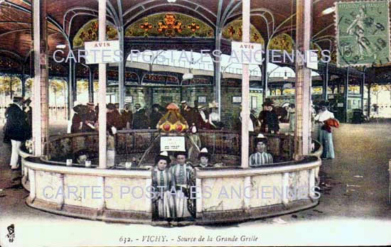 Cartes postales anciennes > CARTES POSTALES > carte postale ancienne > cartes-postales-ancienne.com Auvergne rhone alpes Allier Vichy