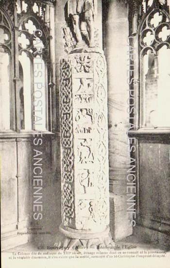 Cartes postales anciennes > CARTES POSTALES > carte postale ancienne > cartes-postales-ancienne.com Auvergne rhone alpes Allier Souvigny