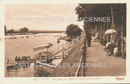 Cartes postales anciennes > CARTES POSTALES > carte postale ancienne > cartes-postales-ancienne.com Allier  Vichy
