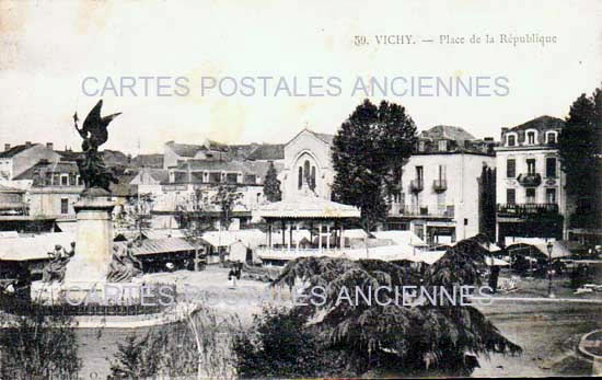 Cartes postales anciennes > CARTES POSTALES > carte postale ancienne > cartes-postales-ancienne.com Allier  Vichy