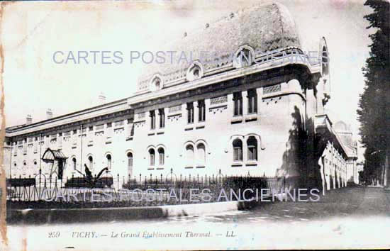 Cartes postales anciennes > CARTES POSTALES > carte postale ancienne > cartes-postales-ancienne.com Allier  Vichy