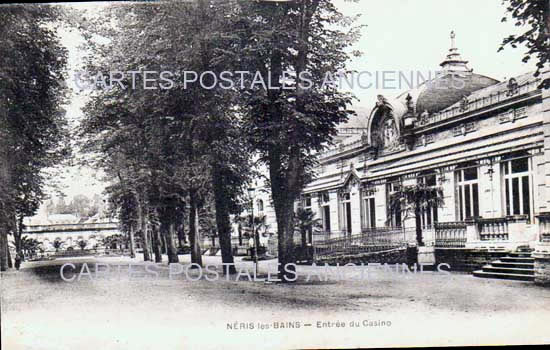 Cartes postales anciennes > CARTES POSTALES > carte postale ancienne > cartes-postales-ancienne.com Auvergne rhone alpes Allier Neris Les Bains