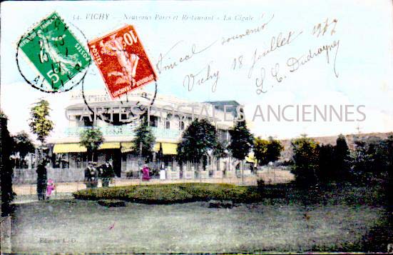 Cartes postales anciennes > CARTES POSTALES > carte postale ancienne > cartes-postales-ancienne.com Allier  Vichy