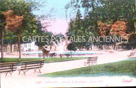 Cartes postales anciennes > CARTES POSTALES > carte postale ancienne > cartes-postales-ancienne.com Allier  Moulins