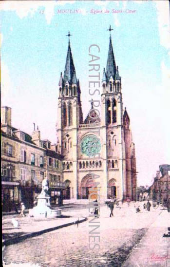 Cartes postales anciennes > CARTES POSTALES > carte postale ancienne > cartes-postales-ancienne.com Auvergne rhone alpes Allier Moulins