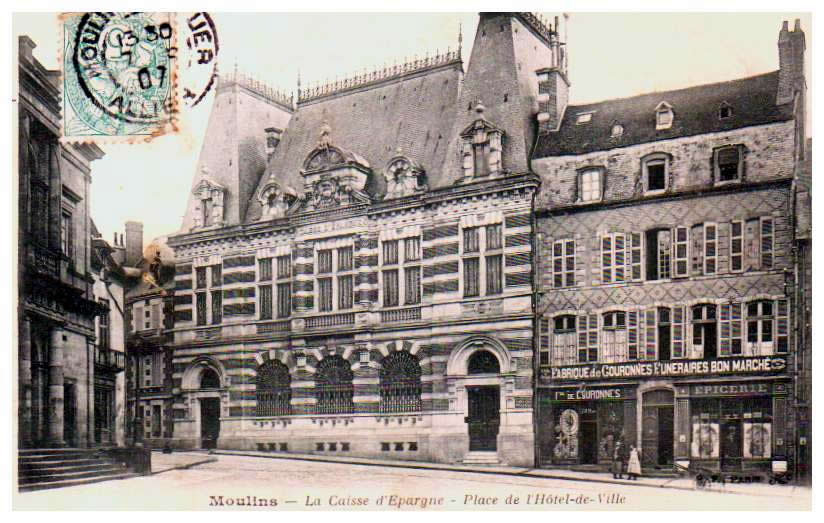 Cartes postales anciennes > CARTES POSTALES > carte postale ancienne > cartes-postales-ancienne.com Auvergne rhone alpes Allier Moulins