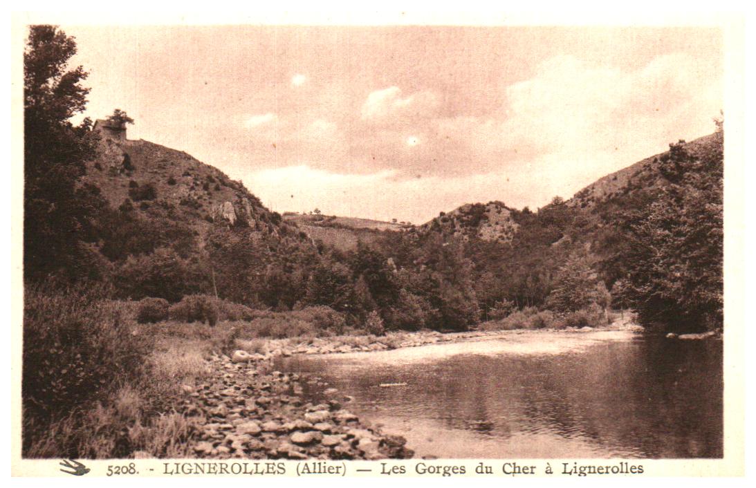 Cartes postales anciennes > CARTES POSTALES > carte postale ancienne > cartes-postales-ancienne.com Auvergne rhone alpes Allier Lignerolles