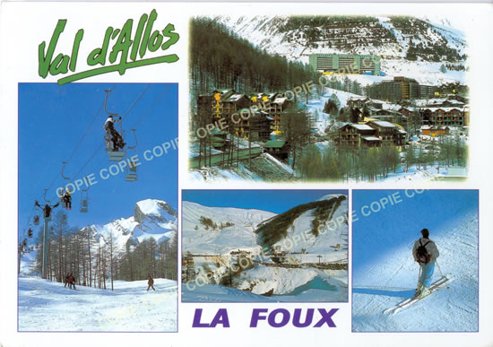 Cartes postales anciennes > CARTES POSTALES > carte postale ancienne > cartes-postales-ancienne.com Provence alpes cote d'azur Alpes de haute provence La Foux d'Allos