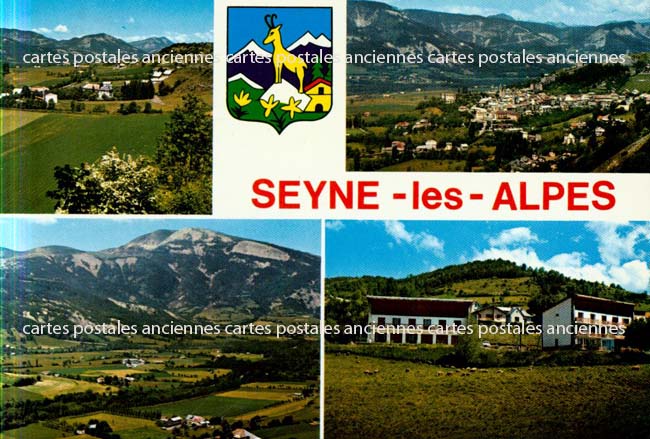 Cartes postales anciennes > CARTES POSTALES > carte postale ancienne > cartes-postales-ancienne.com Provence alpes cote d'azur Alpes de haute provence Seyne