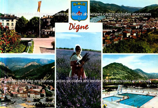 Cartes postales anciennes > CARTES POSTALES > carte postale ancienne > cartes-postales-ancienne.com Provence alpes cote d'azur Alpes de haute provence Digne Les Bains