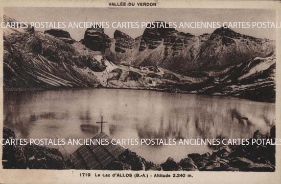 Cartes postales anciennes > CARTES POSTALES > carte postale ancienne > cartes-postales-ancienne.com Alpes de haute provence  Allos