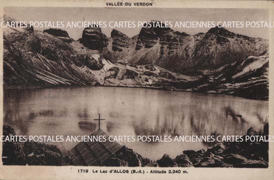 Cartes postales anciennes > CARTES POSTALES > carte postale ancienne > cartes-postales-ancienne.com Provence alpes cote d'azur Alpes de haute provence Allos