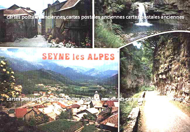 Cartes postales anciennes > CARTES POSTALES > carte postale ancienne > cartes-postales-ancienne.com Provence alpes cote d'azur Alpes de haute provence Seyne