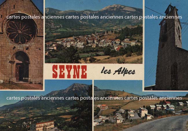 Cartes postales anciennes > CARTES POSTALES > carte postale ancienne > cartes-postales-ancienne.com Provence alpes cote d'azur Alpes de haute provence Seyne