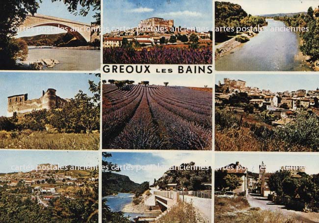 Cartes postales anciennes > CARTES POSTALES > carte postale ancienne > cartes-postales-ancienne.com Provence alpes cote d'azur Alpes de haute provence Greoux Les Bains