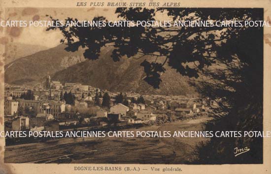Cartes postales anciennes > CARTES POSTALES > carte postale ancienne > cartes-postales-ancienne.com Alpes de haute provence  Digne Les Bains
