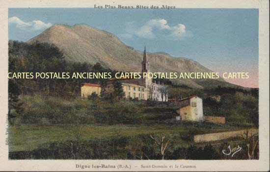 Cartes postales anciennes > CARTES POSTALES > carte postale ancienne > cartes-postales-ancienne.com Provence alpes cote d'azur Alpes de haute provence Digne Les Bains