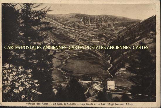 Cartes postales anciennes > CARTES POSTALES > carte postale ancienne > cartes-postales-ancienne.com Provence alpes cote d'azur Alpes de haute provence Allos