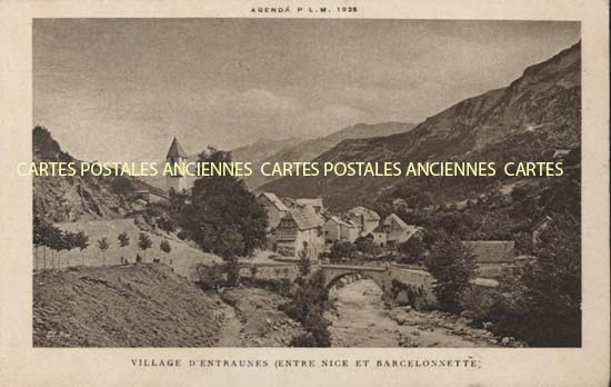 Cartes postales anciennes > CARTES POSTALES > carte postale ancienne > cartes-postales-ancienne.com Provence alpes cote d'azur Alpes maritimes Entraunes