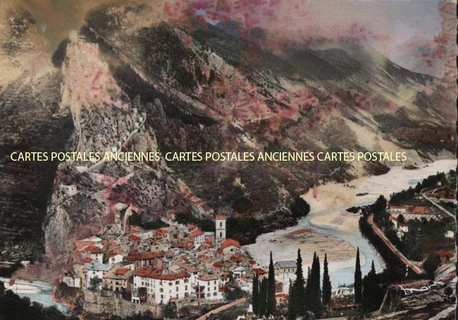 Cartes postales anciennes > CARTES POSTALES > carte postale ancienne > cartes-postales-ancienne.com Provence alpes cote d'azur Alpes de haute provence Entrevaux