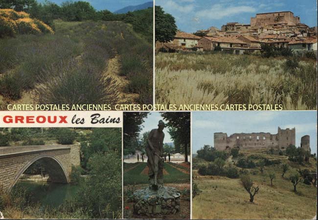 Cartes postales anciennes > CARTES POSTALES > carte postale ancienne > cartes-postales-ancienne.com Provence alpes cote d'azur Alpes de haute provence Greoux Les Bains