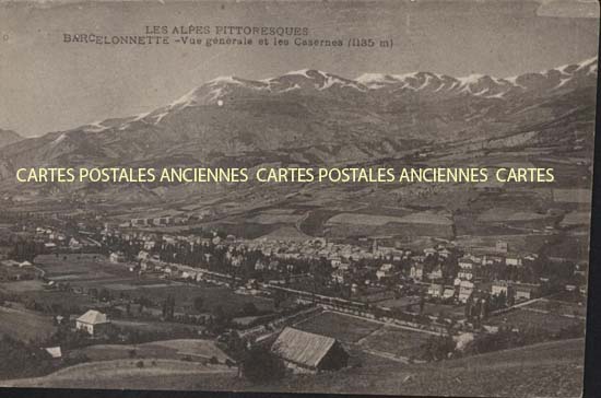 Cartes postales anciennes > CARTES POSTALES > carte postale ancienne > cartes-postales-ancienne.com Provence alpes cote d'azur Alpes de haute provence Barcelonnette