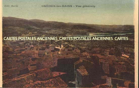 Cartes postales anciennes > CARTES POSTALES > carte postale ancienne > cartes-postales-ancienne.com Provence alpes cote d'azur Alpes de haute provence Greoux Les Bains