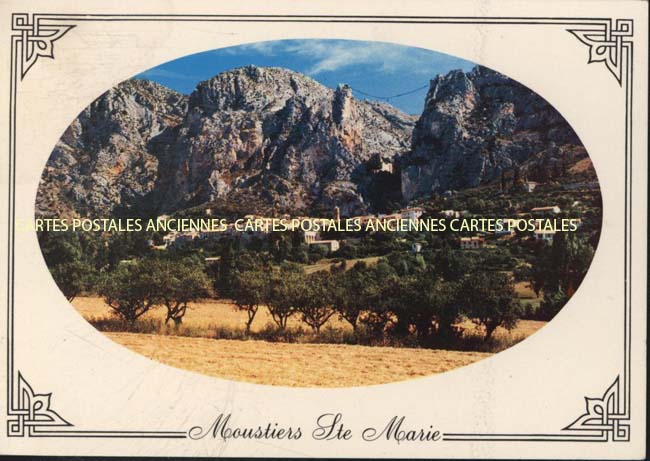 Cartes postales anciennes > CARTES POSTALES > carte postale ancienne > cartes-postales-ancienne.com Provence alpes cote d'azur Alpes de haute provence Moustiers Sainte Marie