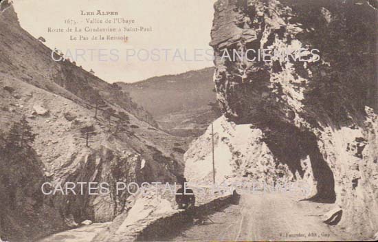 Cartes postales anciennes > CARTES POSTALES > carte postale ancienne > cartes-postales-ancienne.com Provence alpes cote d'azur Alpes de haute provence La Condamine Chatelard
