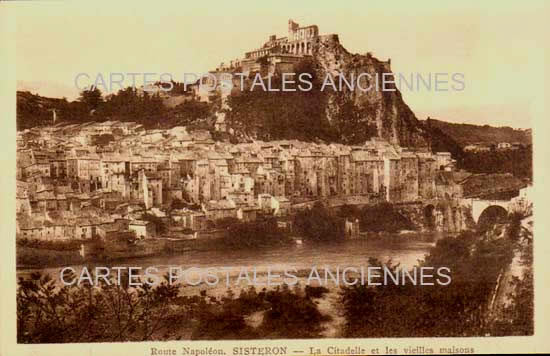 Cartes postales anciennes > CARTES POSTALES > carte postale ancienne > cartes-postales-ancienne.com Provence alpes cote d'azur Alpes de haute provence Sisteron