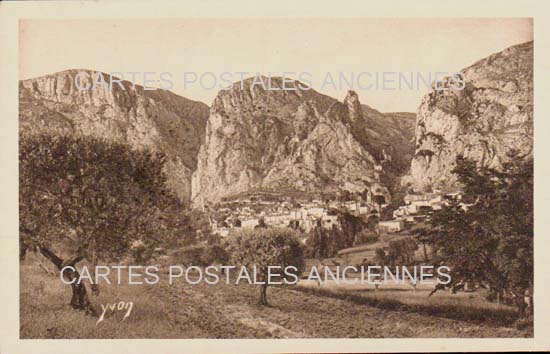 Cartes postales anciennes > CARTES POSTALES > carte postale ancienne > cartes-postales-ancienne.com Provence alpes cote d'azur Alpes de haute provence Moustiers Sainte Marie