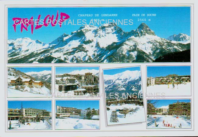 Cartes postales anciennes > CARTES POSTALES > carte postale ancienne > cartes-postales-ancienne.com Provence alpes cote d'azur Alpes de haute provence Pra Loup
