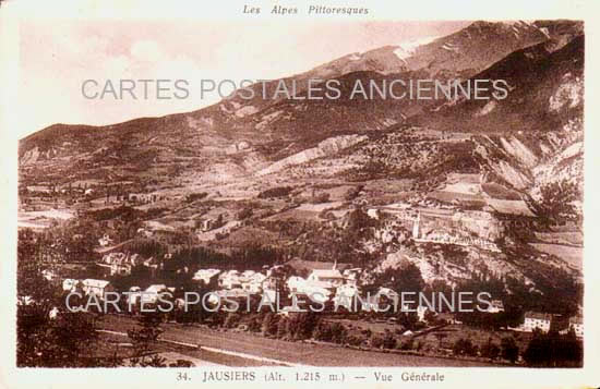 Cartes postales anciennes > CARTES POSTALES > carte postale ancienne > cartes-postales-ancienne.com Provence alpes cote d'azur Alpes de haute provence Jausiers