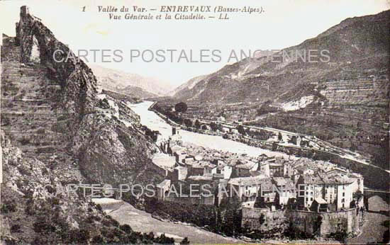 Cartes postales anciennes > CARTES POSTALES > carte postale ancienne > cartes-postales-ancienne.com Provence alpes cote d'azur Alpes de haute provence Entrevaux