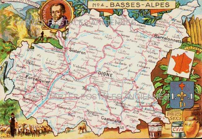 Cartes postales anciennes > CARTES POSTALES > carte postale ancienne > cartes-postales-ancienne.com Provence alpes cote d'azur Alpes de haute provence Digne Les Bains