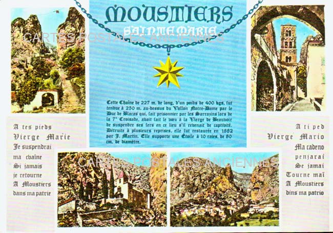 Cartes postales anciennes > CARTES POSTALES > carte postale ancienne > cartes-postales-ancienne.com Provence alpes cote d'azur Alpes de haute provence Moustiers Sainte Marie