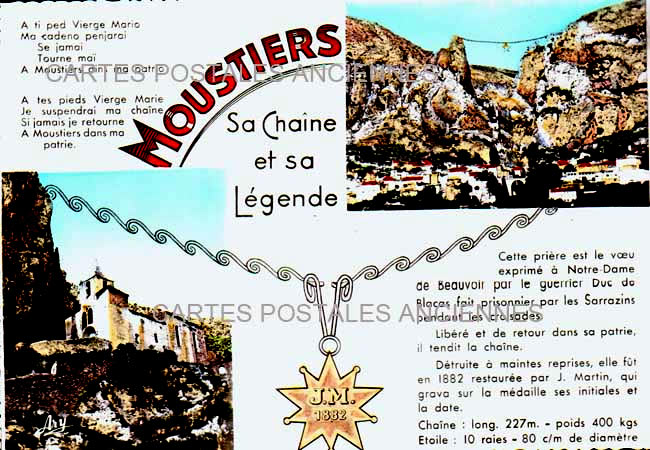 Cartes postales anciennes > CARTES POSTALES > carte postale ancienne > cartes-postales-ancienne.com Provence alpes cote d'azur Alpes de haute provence Moustiers Sainte Marie