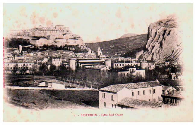 Cartes postales anciennes > CARTES POSTALES > carte postale ancienne > cartes-postales-ancienne.com Provence alpes cote d'azur Alpes de haute provence Sisteron