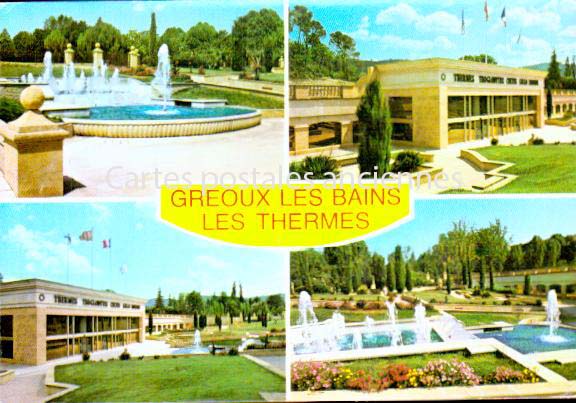 Cartes postales anciennes > CARTES POSTALES > carte postale ancienne > cartes-postales-ancienne.com Provence alpes cote d'azur Alpes de haute provence Greoux Les Bains